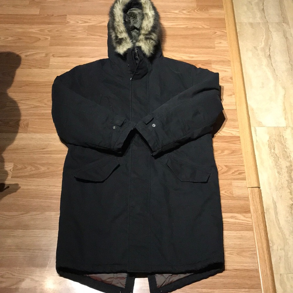 Womens Ted Baker Black Parka